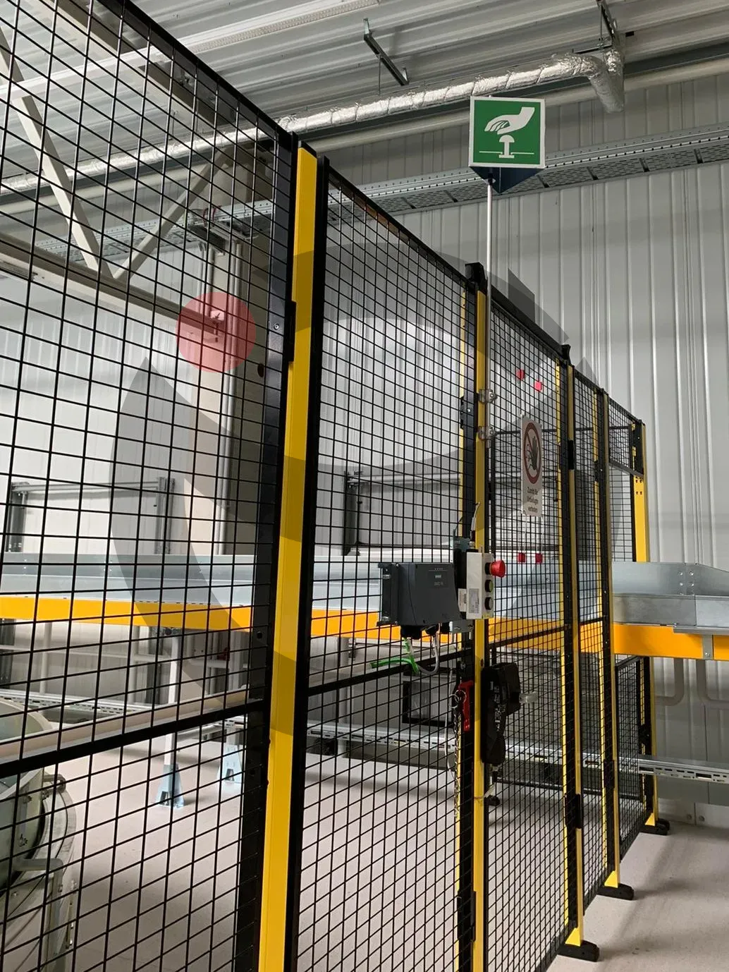 Safety interlock switches and CE compliant machine guarding installation
